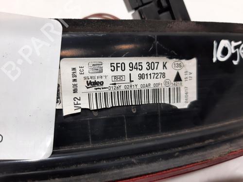 Left tailgate light SEAT LEON (5F1) 1.4 TSI | BP37641300C79 - Image 2