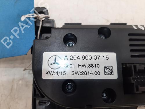 Climate control MERCEDES-BENZ C-CLASS Coupe (C204) C 180 (204.331) | BP37293175I5 - Image 2