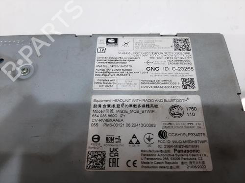 Radio SKODA FABIA IV (PJ3) 1.0 MPI | BP29883797E6 