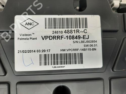 Instrument cluster RENAULT CAPTUR I (J5_, H5_) 1.5 dCi 90 (J5N4, J5M5, J5MW, J5M6, J5AL, J5AJ) | BP26818706C47 