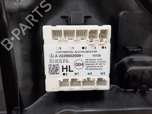Rear left window mechanism MERCEDES-BENZ S-CLASS (W222, V222, X222) S 350 BlueTEC / d (222.132, 222.032, 222.123) | BP26778934C24 