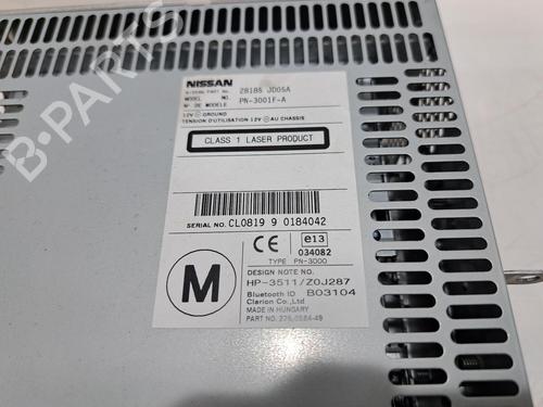 Radio NISSAN QASHQAI I (J10, NJ10) 1.6 | BP29267074E6 