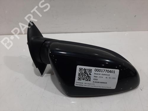 Right mirror KIA CEE'D (JD) 1.6 CRDi 128 | BP37184384C27 - Image 4
