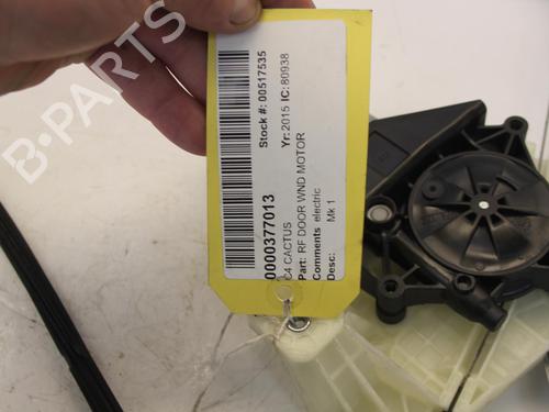 Vindusheismekanisme høyre foran CITROËN C4 CACTUS 1.2 THP 110 | BP26768942C23 - Image 2