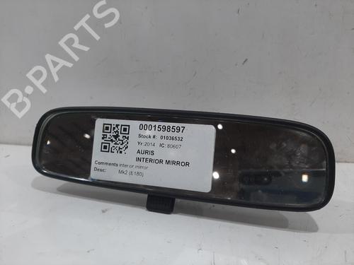 Used Rear mirror TOYOTA AURIS Estate (_E18_) 1.8 Hybrid (ZWE186_, ZWE186R, ZWE186H) (136 hp) 31209492
