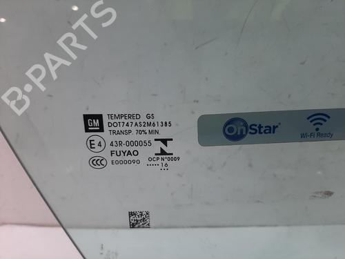Front right door window VAUXHALL ASTRA Mk VII (K) (B16) 1.4 Turbo | BP31008946C19