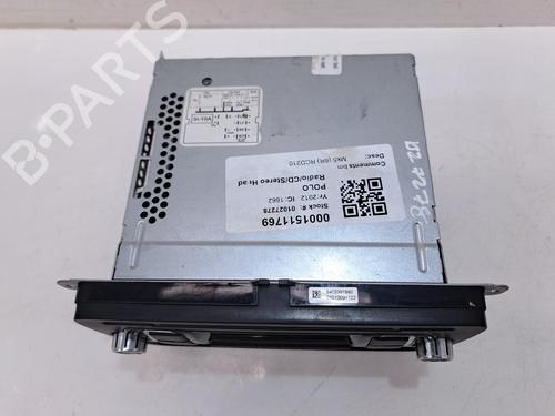 Used Radio VW POLO V (6R1, 6C1) 1.2 (60 hp) 29060277