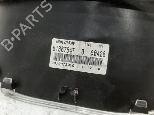 Instrument cluster FIAT GRANDE PUNTO (199_) 1.4 (199AXB11, 199AXB1A, 199BXB1A, 199AXL1A) | BP26753062C47 