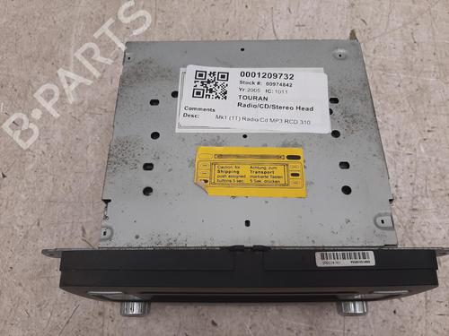 Bilradio VW TOURAN (1T1, 1T2) 1.9 TDI | BP26835005E6 