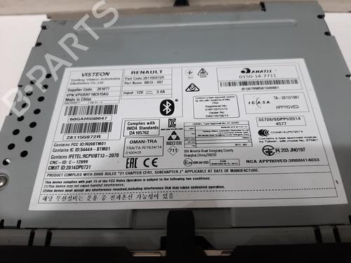 Radio DACIA SANDERO II 1.0 SCe 75 (B8JC, B8JD, B8NC) | BP29059321E6 