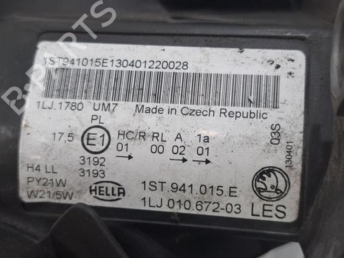 Left headlight SKODA CITIGO (NF1) 1.0 | BP39716323C28 - Image 2