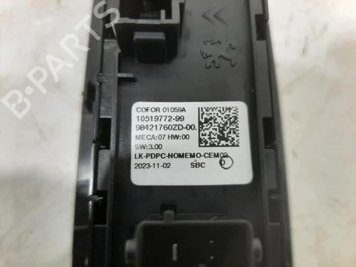 Right front window switch VAUXHALL MOKKA 1.2 (76) | BP26752161I26  - Image 5