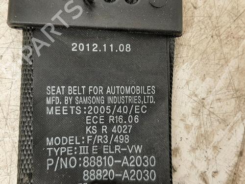 Front right seatbelt KIA PRO CEE'D (JD) 1.6 GT | BP26750598I25 - Image 4