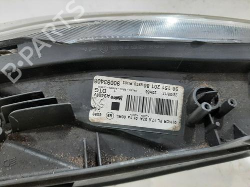 Right headlight PEUGEOT 2008 I (CU_) 1.2 THP 110 / PureTech 110 | BP30897100C29 