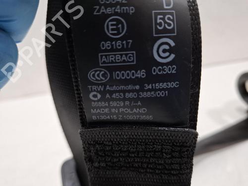 Front right seatbelt SMART FORFOUR Hatchback (453) 0.9 (453.044, 453.053) | BP38569236I25 - Image 2