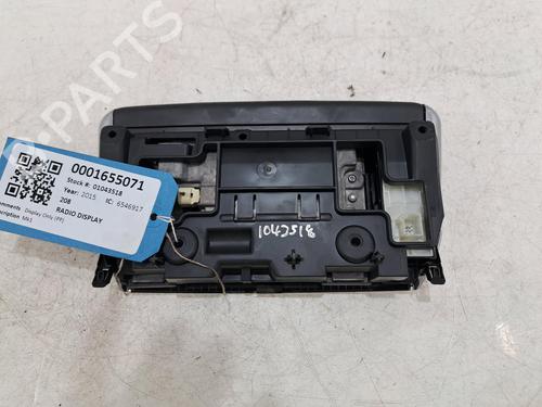 Used Display monitor Display monitor PEUGEOT 208 I (CA_, CC_) 1.2 THP 110 (110 hp) 33010403 33010403