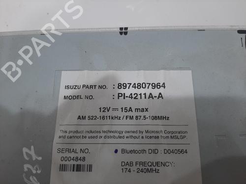 Radio ISUZU D-MAX II (TFR, TFS) 1.9 Ddi 4x4 (TFS87J) | BP30559740E6 - Image 3