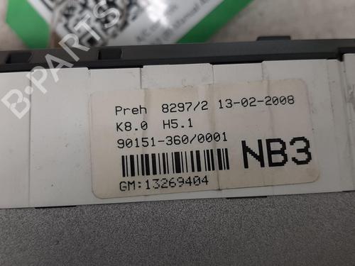 Climate control VAUXHALL ZAFIRA Mk II (B) (A05) 1.6 | BP26818592I5 