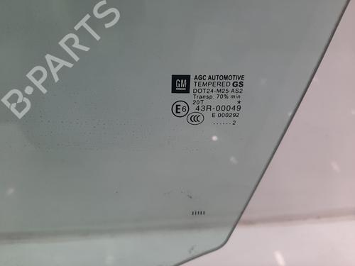 Front left door window VAUXHALL ZAFIRA Mk III (P12) 1.8 (75) | BP26796281C18 