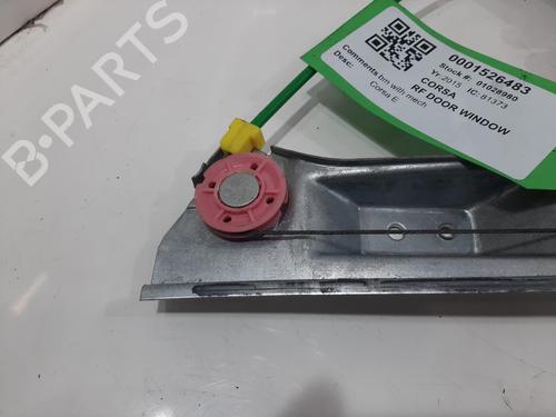 Vindusheismekanisme høyre foran VAUXHALL CORSA Mk IV (E) (X15) 1.4 | BP29417681C23 