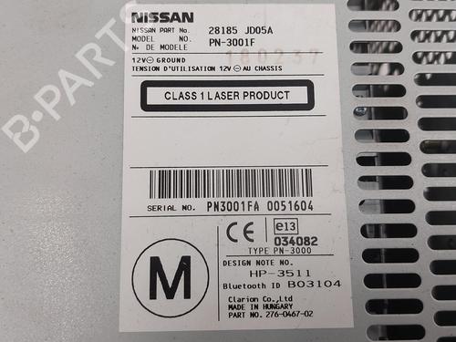 Radio NISSAN QASHQAI / QASHQAI +2 I (J10, NJ10, JJ10E) 2.0 dCi | BP26853922E6 