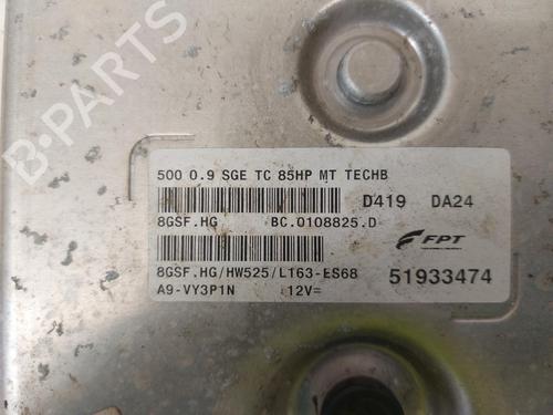 Engine control unit (ECU) FIAT 500 (312_) 0.9 (312AXG1A, 312.AXG11) | BP26747848M57 - Image 4