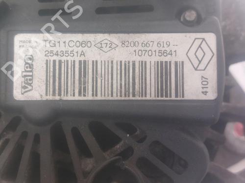 Alternator RENAULT SCÉNIC II (JM0/1_) 1.6 16V (JM1R) | BP26768435M7
