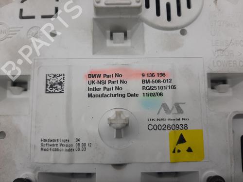 Instrument cluster MINI MINI (R56) Cooper D | BP26835649C47 