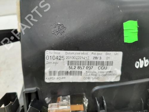 Glove box SKODA YETI (5L) 1.2 TSI | BP37066905C95 - Image 2