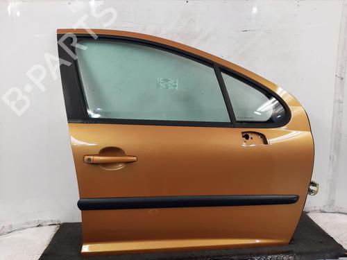 Dør højre fortil PEUGEOT 207 (WA_, WC_) 1.6 HDi (90 hp) 31650544