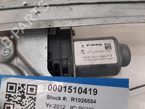 Front left window mechanism PEUGEOT PARTNER Box Body/MPV 1.6 HDi / BlueHDi 75 | BP29059789C22 