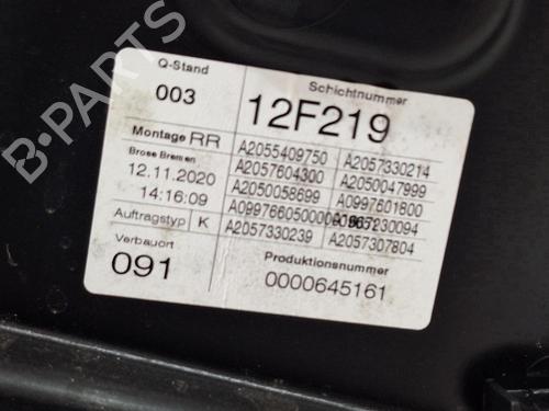 Rear right window mechanism MERCEDES-BENZ C-CLASS T-Model (S205) C 220 d (205.214) | BP26825347C25 