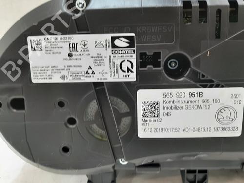 Instrument cluster SKODA KAROQ (NU7, ND7) 1.6 TDI | BP36254005C47 - Image 6