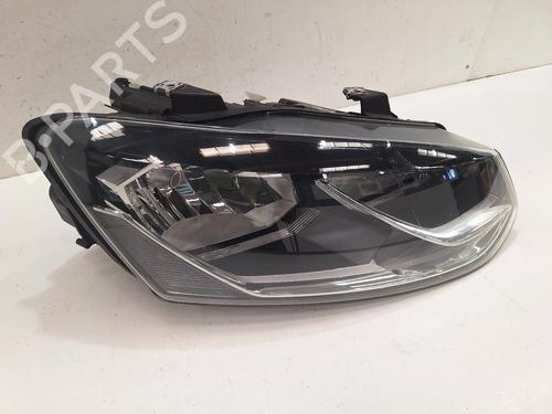 Used Right headlight VW POLO V (6R1, 6C1) 1.2 TSI 16V (90 hp) 27181863