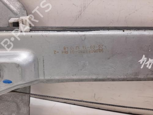 Front right window mechanism PEUGEOT 2008 I (CU_) 1.2 VTi | BP29297538C23 