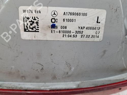 Left taillight MERCEDES-BENZ A-CLASS (W176) A 180 CDI / d (176.012) | BP29810475C34