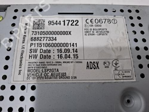Radio VAUXHALL CORSA Mk IV (E) (X15) 1.2 | BP40112111E6 - Image 3