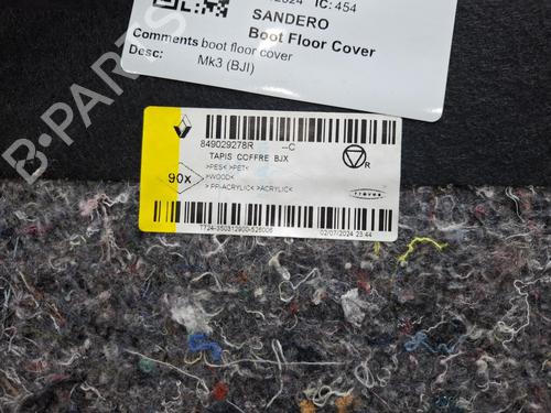 Luggage compartment floor DACIA SANDERO III 1.0 TCe 90 | BP40128390I33 - Image 2