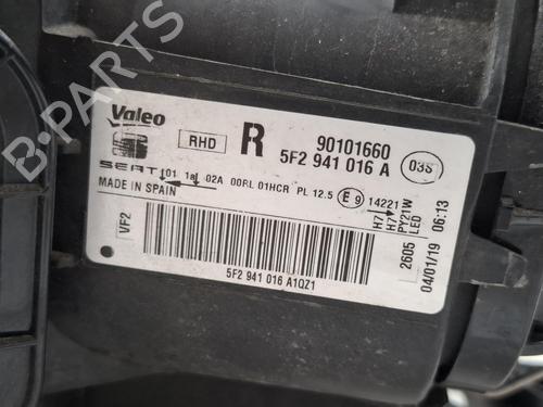 Right headlight SEAT LEON (5F1) 1.0 TSI | BP39176607C29 - Image 2