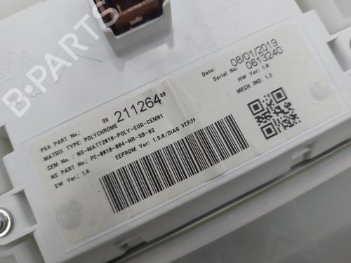 Instrument cluster PEUGEOT 2008 I (CU_) 1.2 THP 130 / PureTech 130 | BP26840361C47