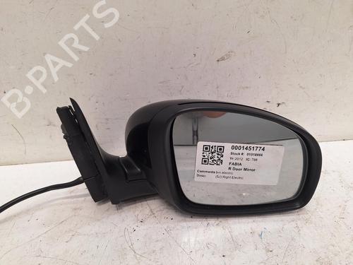 Used Right mirror SKODA FABIA II (542) 1.2 TSI (105 hp) 26937884