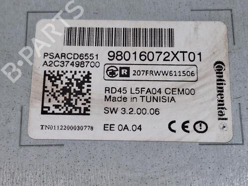 Radio PEUGEOT 3008 I MPV (0U_) 1.6 HDi | BP27407970E6 