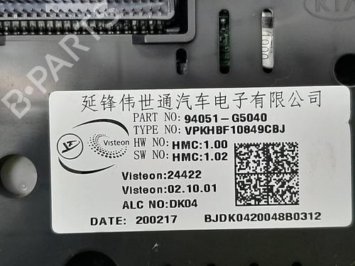 Instrument cluster KIA NIRO I (DE) 1.6 GDI Hybrid | BP30735370C47 