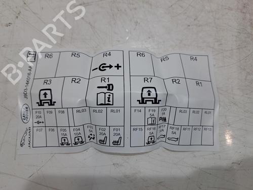 Fuse box JAGUAR I-PACE (X590) EV400 AWD | BP30495518E1 