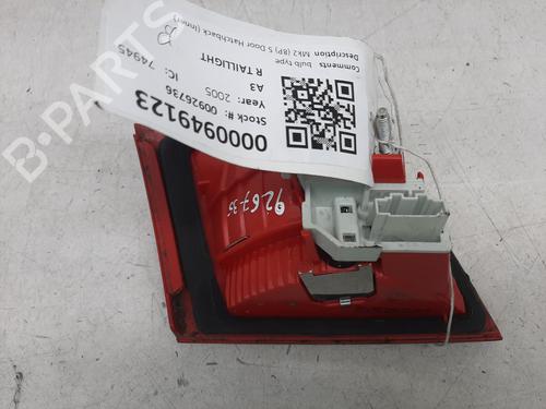 Right taillight AUDI A3 Sportback (8PA) 2.0 TFSI quattro | BP26766771C35 