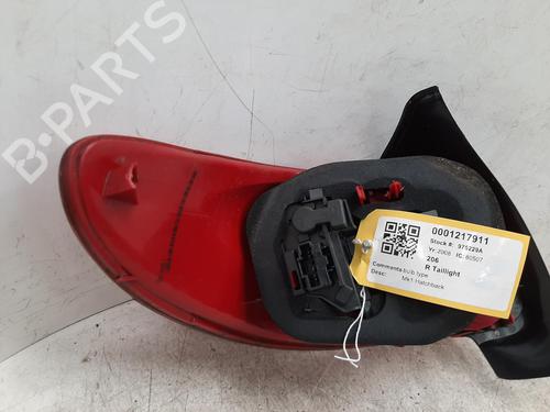 Right taillight PEUGEOT 206 Hatchback (2A/C) 1.4 i | BP26757308C35 