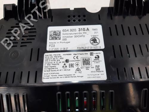 Instrument cluster SKODA FABIA IV (PJ3) 1.0 MPI | BP32409439C47 