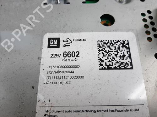 Autoradio VAUXHALL ZAFIRA Mk III (P12) 2.0 CDTi (75) | BP26777905E6 