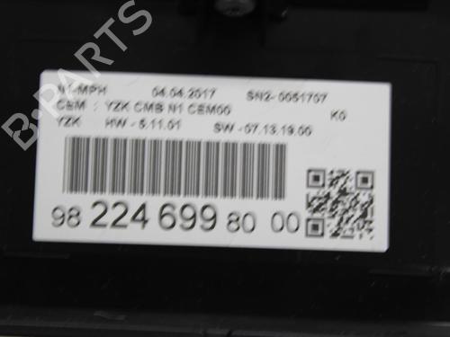 Used Instrument cluster PEUGEOT EXPERT Van (V_) 1.6 BlueHDi 95 (95 hp) 26814443