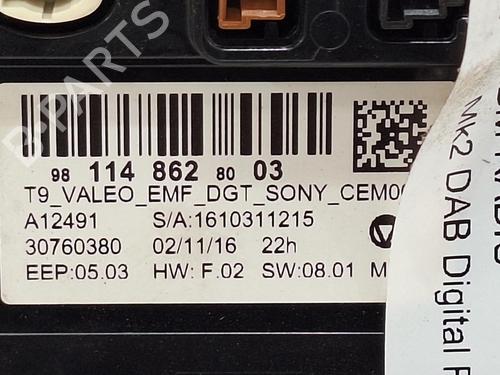 Display monitor PEUGEOT 308 II (LB_, LP_, LW_, LH_, L3_) 1.6 BlueHDi 120 | BP27387583C48 